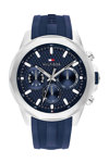 TOMMY HILFIGER Casual Blue Silicone Strap