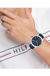 TOMMY HILFIGER Casual Blue Silicone Strap