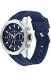 TOMMY HILFIGER Casual Blue Silicone Strap