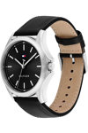 TOMMY HILFIGER Sport Black Leather Strap