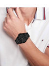 TOMMY HILFIGER Casual Black Stainless Steel Bracelet