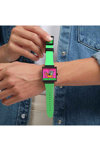 SWATCH Breaks Off Green Silicone Strap