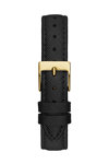 GUESS Enchantment Zircons Black Leather Strap