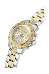 GUESS Majesty Zircons Two Tone Stainless Steel Bracelet