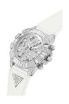 GUESS Iconic 40th Zircons White Combined Materials Strap