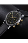 TIMEX Marlin Chronograph Black Leather Strap