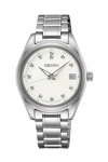 SEIKO Conceptual Series Diamonds Silver Stainless Steel Bracelet