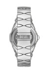 DIESEL D-Sruptor Silver Stainless Steel Bracelet