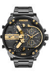 DIESEL Mr Daddy 2.0 Quad Time Chronograph Black Stainless Steel Bracelet