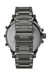 DIESEL Mr Daddy 2.0 Quad Time Chronograph Black Stainless Steel Bracelet