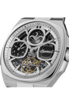 INGERSOLL Spirit Automatic Dual Time Silver Stainless Steel Bracelet