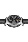 INGERSOLL Arc Automatic Dual Time Black Leather Strap