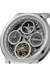 INGERSOLL Arc Automatic Dual Time Silver Stainless Steel Bracelet