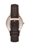 MICHAEL KORS Slim Runway Brown Leather Strap