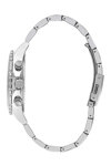 LEE COOPER Dual Time Silver Metallic Bracelet