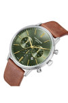 LEE COOPER Chronograph Brown Leather Strap