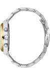 LEE COOPER Dual Time Silver Metallic Bracelet