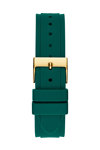 GUESS Envy Crystals Green Rubber Strap