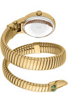 ROBERTO CAVALLI Snake Crystals Gold Stainless Steel Bracelet