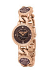 ROBERTO CAVALLI Core Crystals Rose Gold Stainless Steel Bracelet