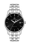 LUCIEN ROCHAT Montreux Silver Stainless Steel Bracelet