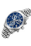 QUANTUM Adrenaline Chronograph Silver Metallic Bracelet