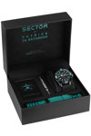 SECTOR Legend Automatic Black Plastic Strap Gift Set