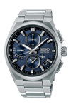 SEIKO Astron 5X GPS Solar 2024 Dual Time Chronograph Silver Titanium Bracelet