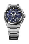 SEIKO Astron 5X GPS Solar 2024 Dual Time Chronograph Silver Titanium Bracelet