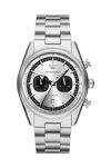 EMPORIO ARMANI Chronograph Silver Stainless Steel Bracelet