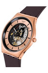 SWATCH Copper Flame Brown Silicone Strap