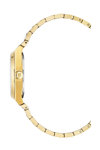 JACQUES DU MANOIR Horizon Crystals Gold Stainless Steel Bracelet