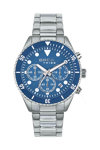 BREIL Tribe Overhand Chronograph Silver Stainless Steel Bracelet