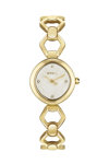 BREIL Flake Crystals Gold Stainless Steel Bracelet