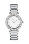 BREIL Pivot Crystals Silver Stainless Steel Bracelet