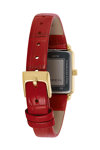 BREIL Carre Red Leather Strap