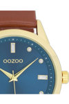 OOZOO Timepieces Brown Leather Strap