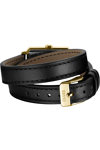 CLUSE Fluette Black Leather Strap