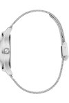 GUESS Glitz Plaque Crystals Silver Stainless Steel Bracelet