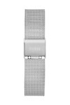 GUESS Glitz Plaque Crystals Silver Stainless Steel Bracelet