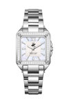 BEVERLY HILLS POLO CLUB Crystals Silver Stainless Steel Bracelet