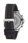 CATERPILLAR Boston Multi Dual Time Black Leather Strap