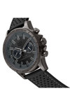 CATERPILLAR Boston Multi Dual Time Black Silicone Strap