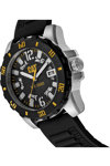 CATERPILLAR Steel Barricade Black Silicone Strap