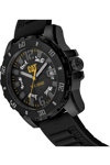 CATERPILLAR Steel Barricade Black Silicone Strap