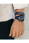 CATERPILLAR Hive Blue Silicone Strap