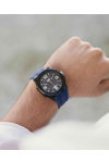 CATERPILLAR Hive Blue Silicone Strap